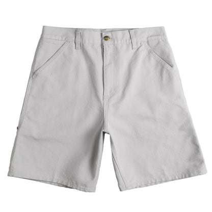 Carhartt WIP Single Knee Short 'Dearborn' Basalt Rinsed
