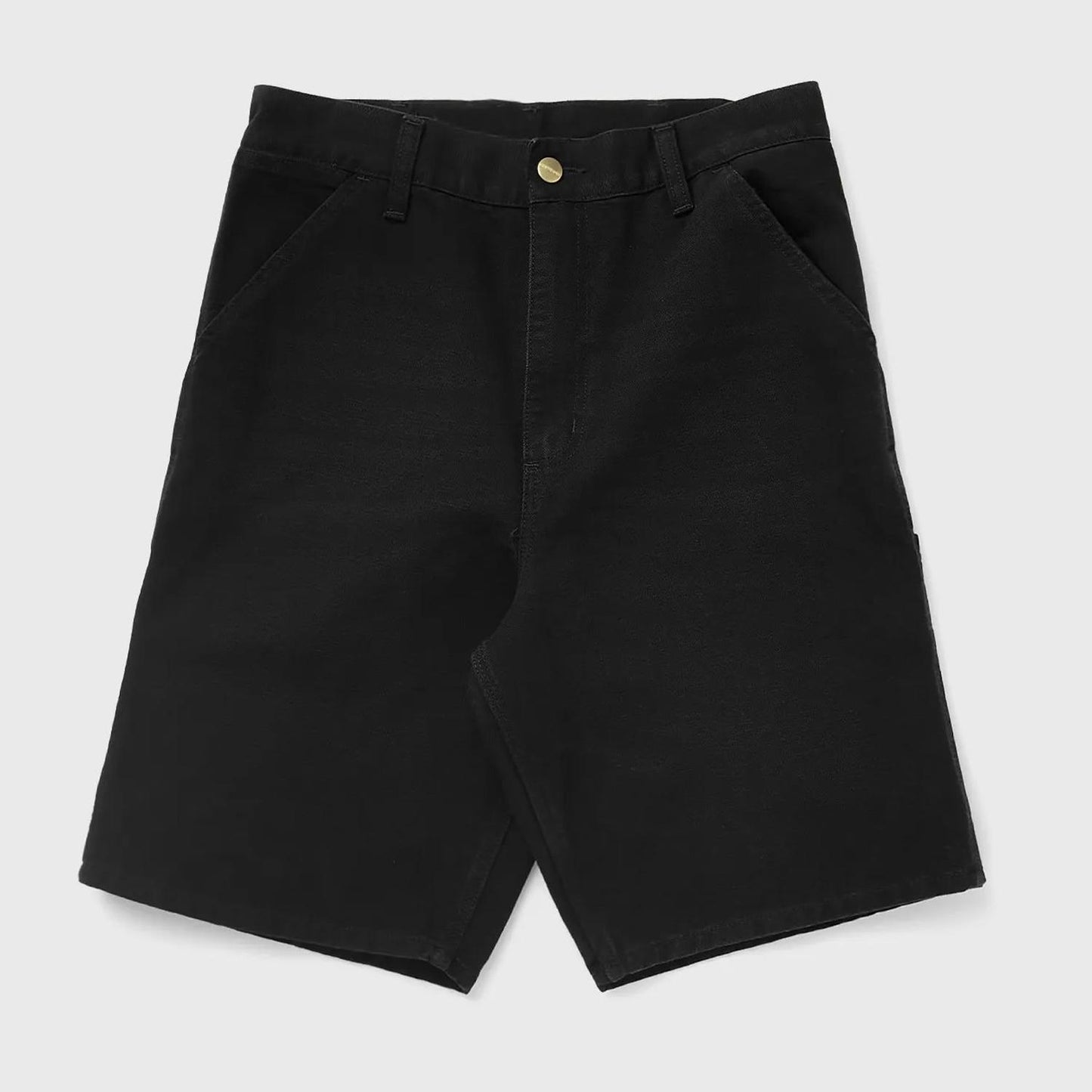Carhartt WIP Single Knee Short 'Dearborn' Black Aged