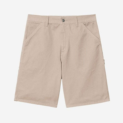 Carhartt WIP Single Knee Short 'Newcomb' Fleur De Sel (garment dyed)