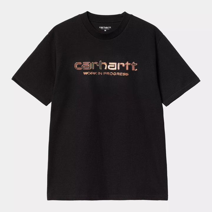 Carhartt WIP Solar Chrome Script T-Shirt Black