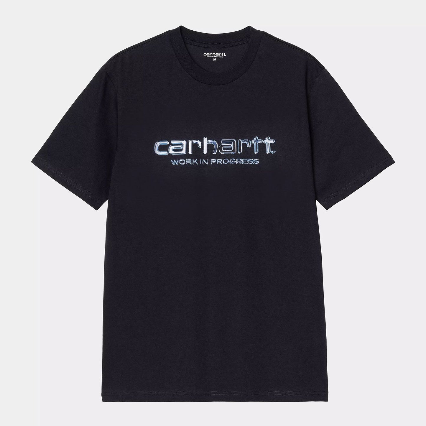 Carhartt WIP Solar Chrome Script T-Shirt Dark Navy