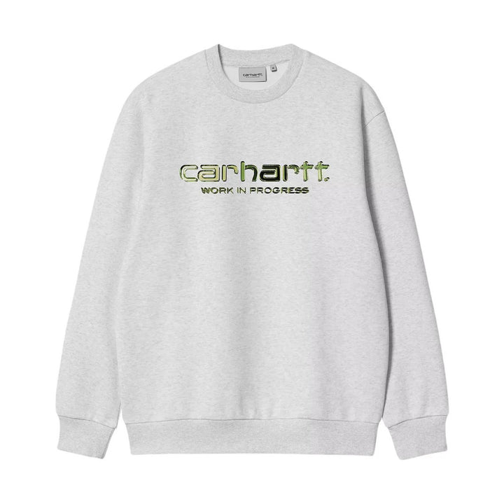 Carhartt WIP Solar Chrome Sweatshirt Ash Heather