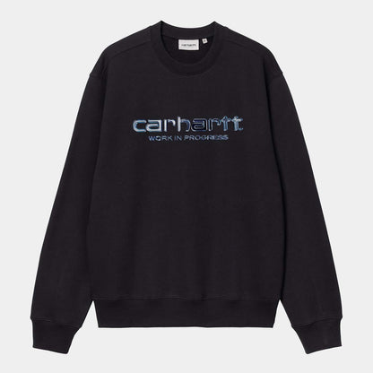Carhartt WIP Solar Chrome Sweatshirt Dark Navy