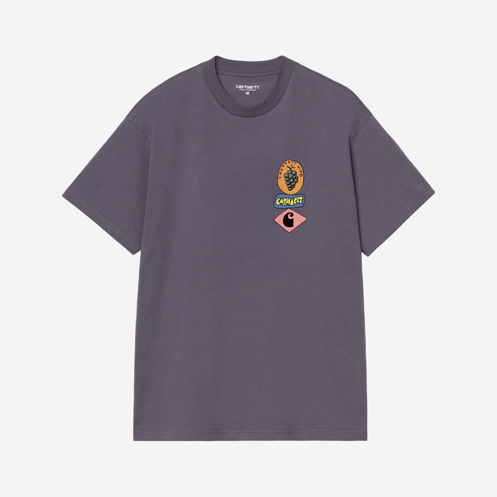 Carhartt WIP Stacked Grapes T-Shirt Shady Purple