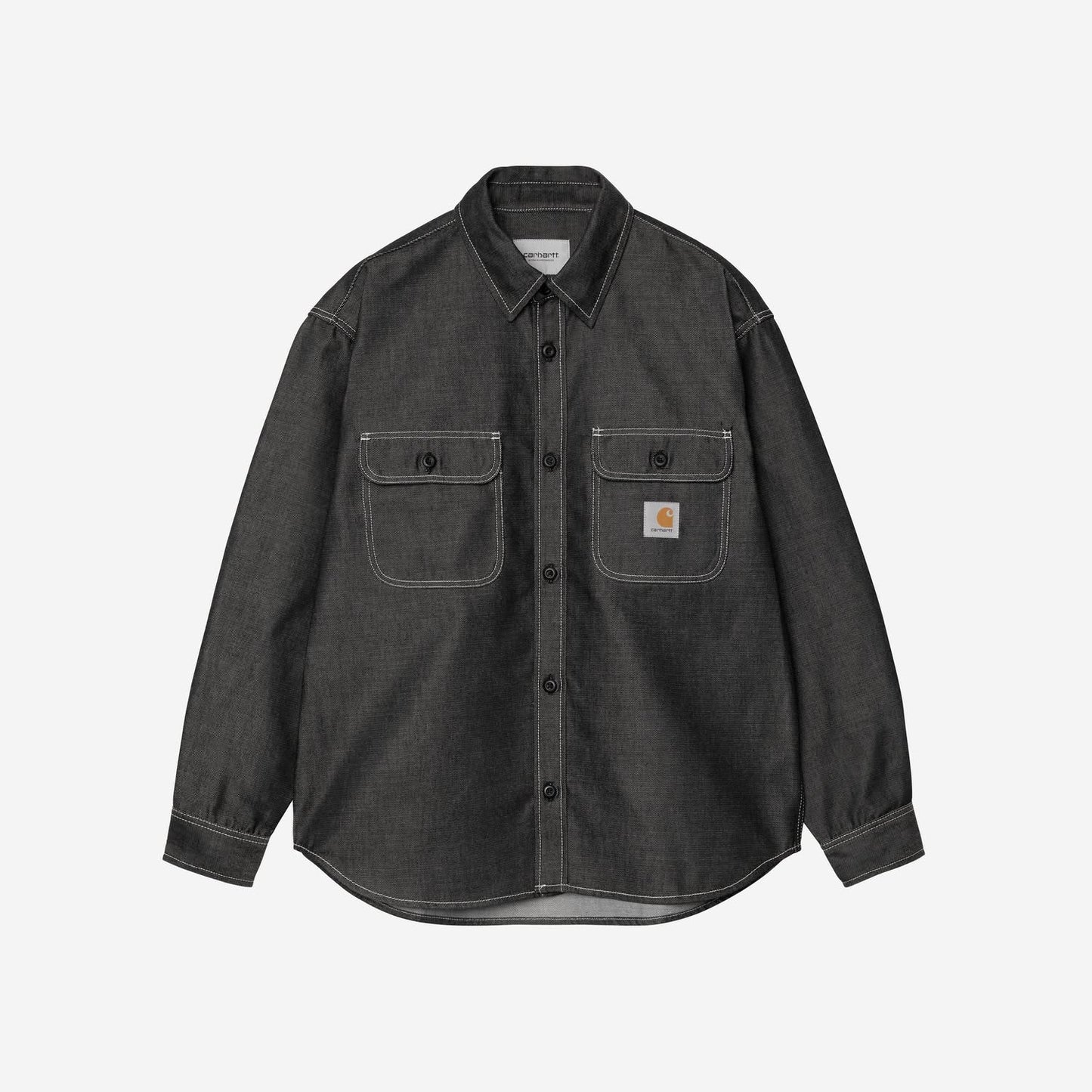 Carhartt WIP Tigan Shirt Jacket 'Melbourne' Black Rigid