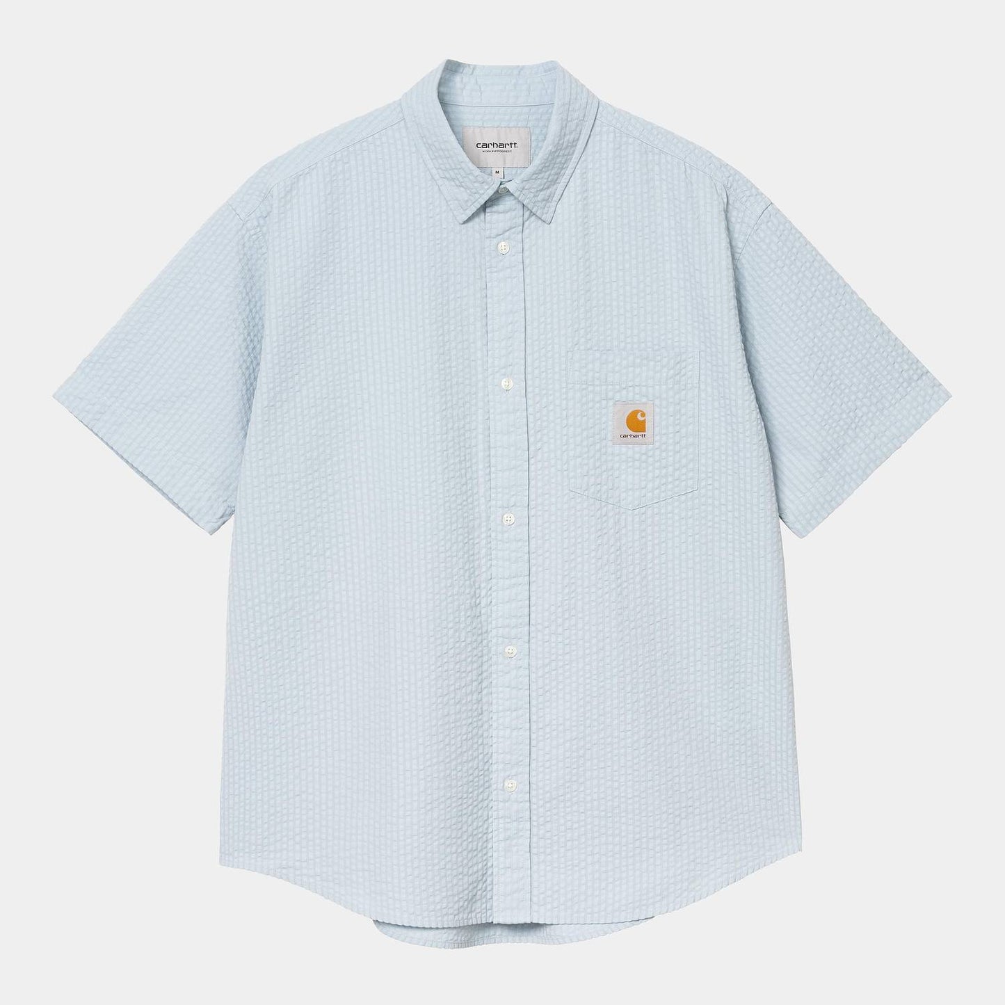 Carhartt WIP Toland Shirt Toland Stripe, Blue Fog