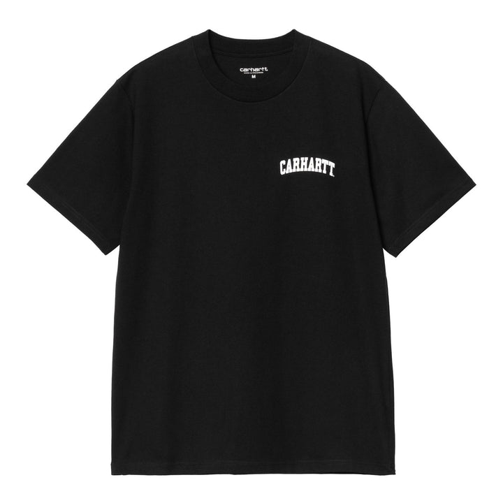 Carhartt WIP University Script T-Shirt Black White