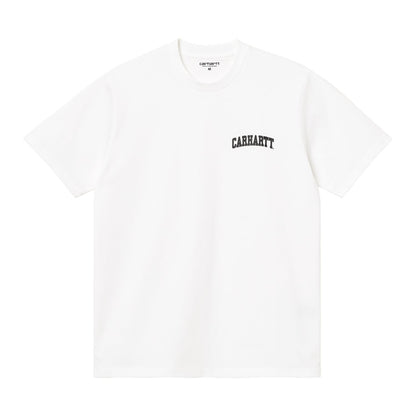 Carhartt WIP University Script T-Shirt White Black