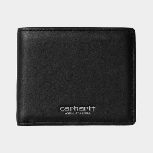 Carhartt WIP Vegas Billfold Wallet Black Silver