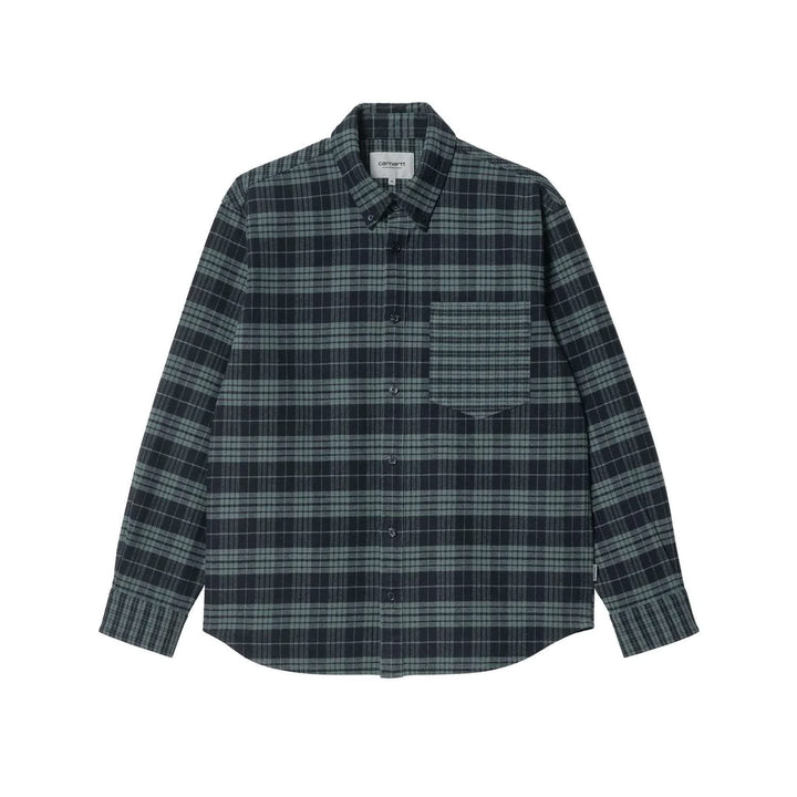 Carhartt WIP Winger Shirt Winger Check, Eucalyptus M