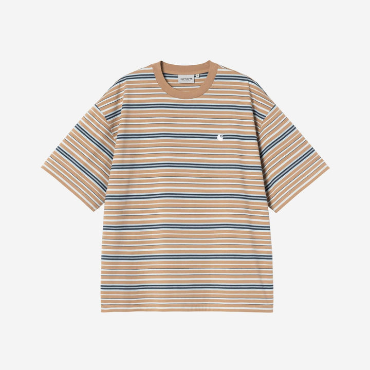 Carhartt WIP Zane T-Shirt Zane Stripe, Peanut