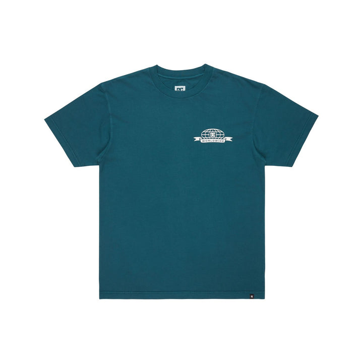 DC Stock Up T-Shirt Deep Teal Enzyme Wash