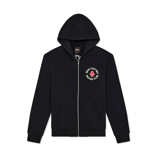 Deus Ex Machina Basto Zip Hoodie Black