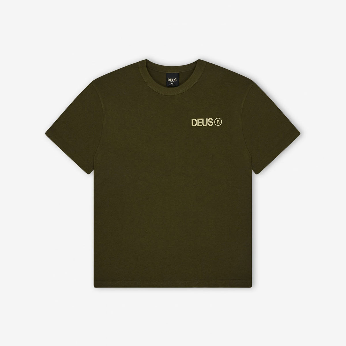 Deus Ex Machina Beams T-Shirt Dark Olive