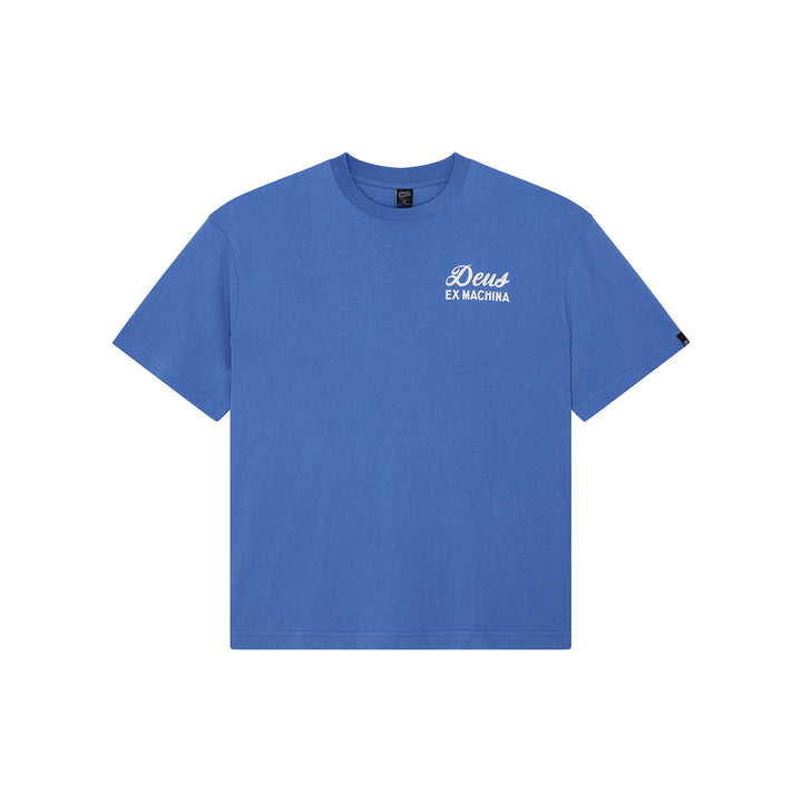 Deus Ex Machina Biarritz Sign T-Shirt Daphne Blue