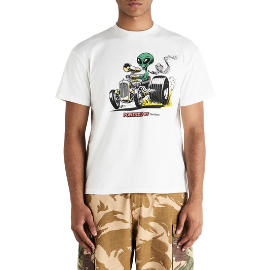 Deus Ex Machina Celestial Rod T-Shirt Vintage White