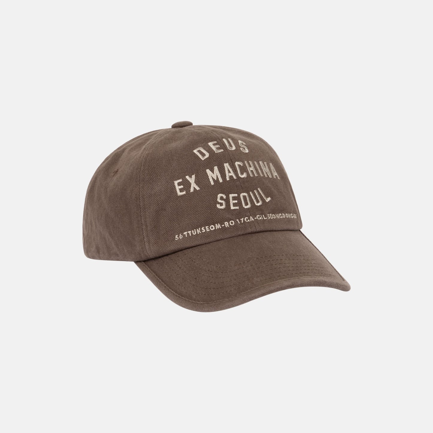Deus Ex Machina Emblem College Address Cap Brown