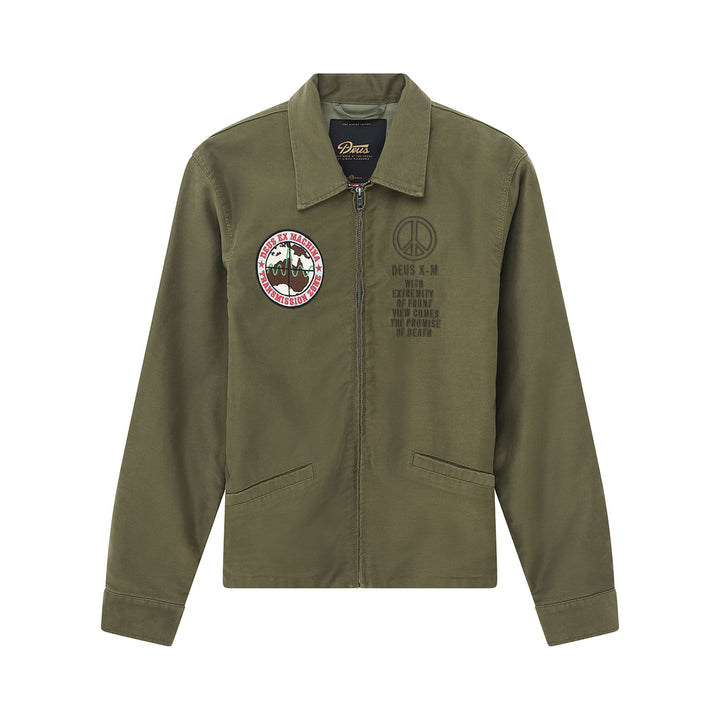 Deus Ex Machina Fugazi Souvenir Jacket Pine Green