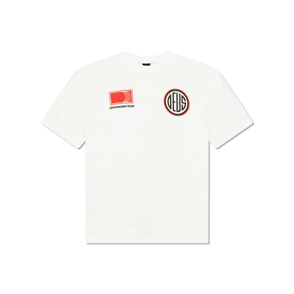 Deus Ex Machina Holeshot Team T-Shirt Vintage White