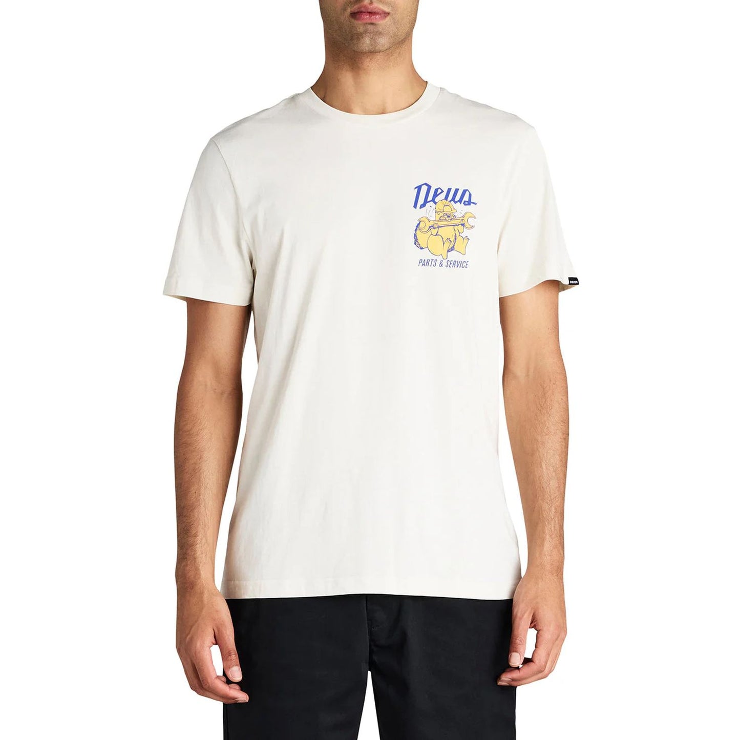 Deus Ex Machina Overbite T-Shirt Dirty White