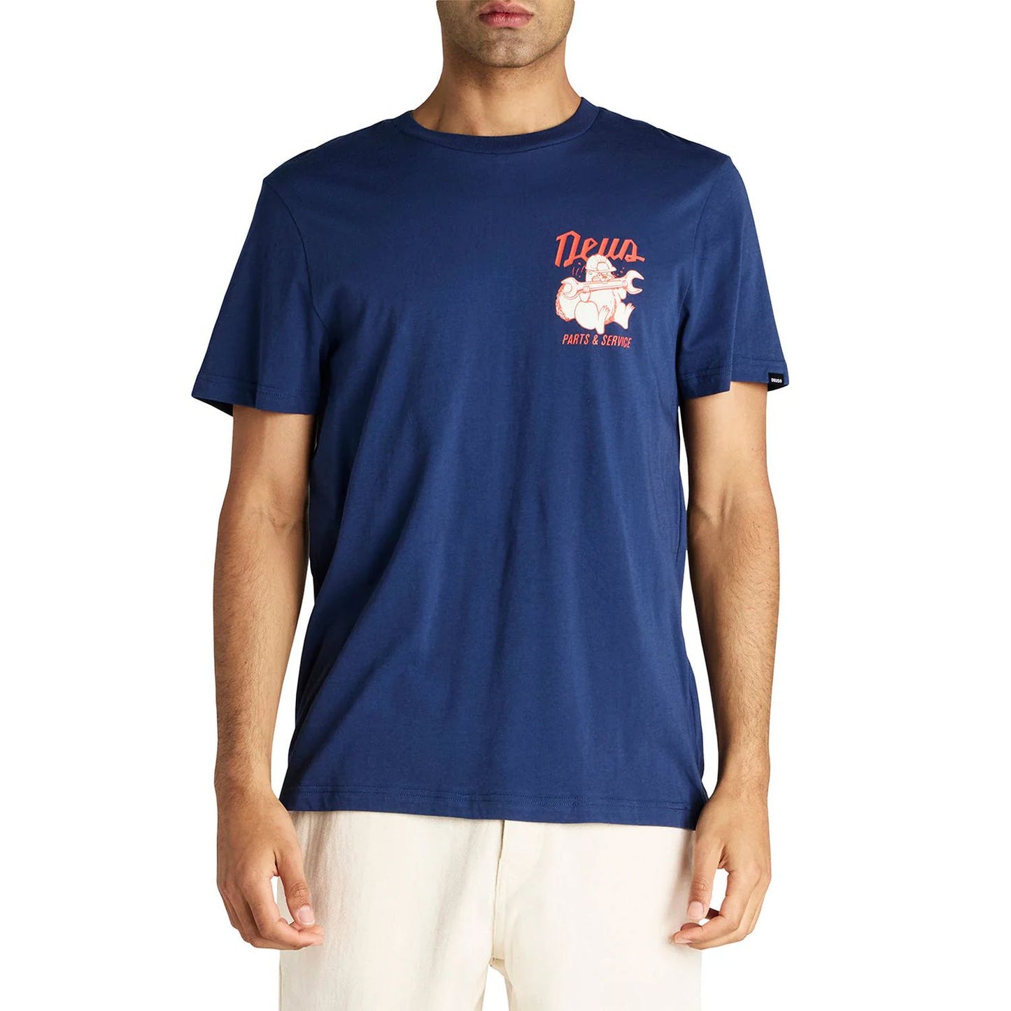 Deus Ex Machina Overbite T-Shirt Mechanic Blue