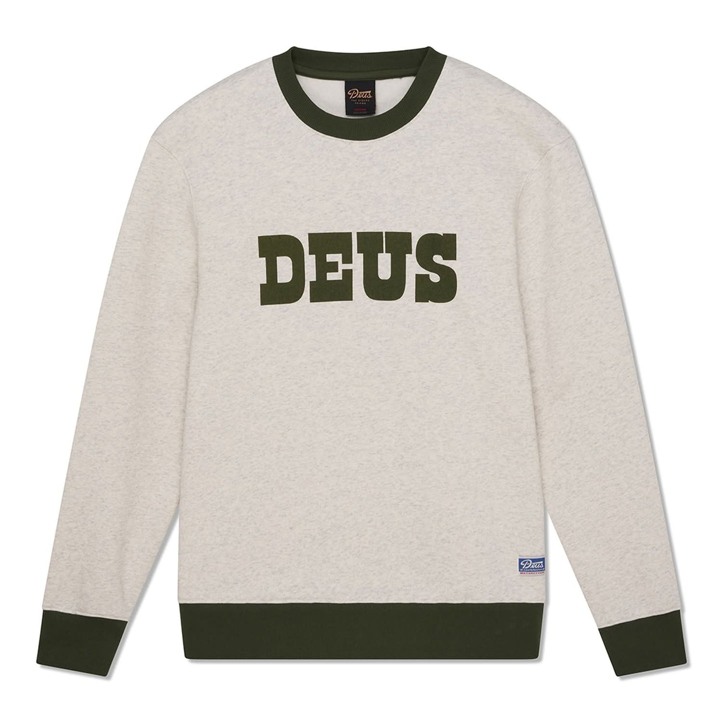 Deus Ex Machina Picklock Crew Light Grey Marle
