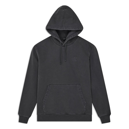 Deus Ex Machina Shield Garment Dyed Hoodie Black