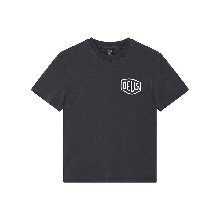 Deus Ex Machina Shield Garment Dyed T-Shirt Black