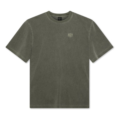 Deus Ex Machina Shield Garment Dyed T-Shirt Cypress Green