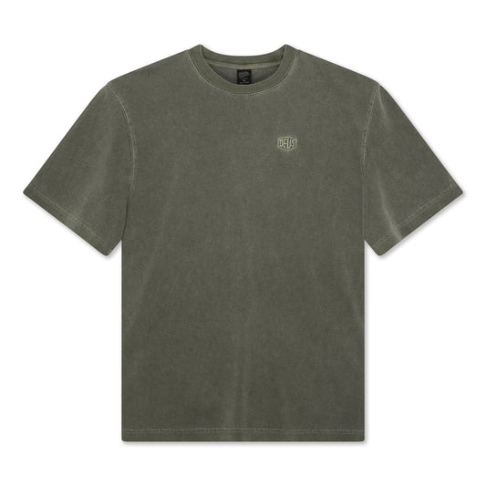 Deus Ex Machina Shield Garment Dyed T-Shirt Cypress Green