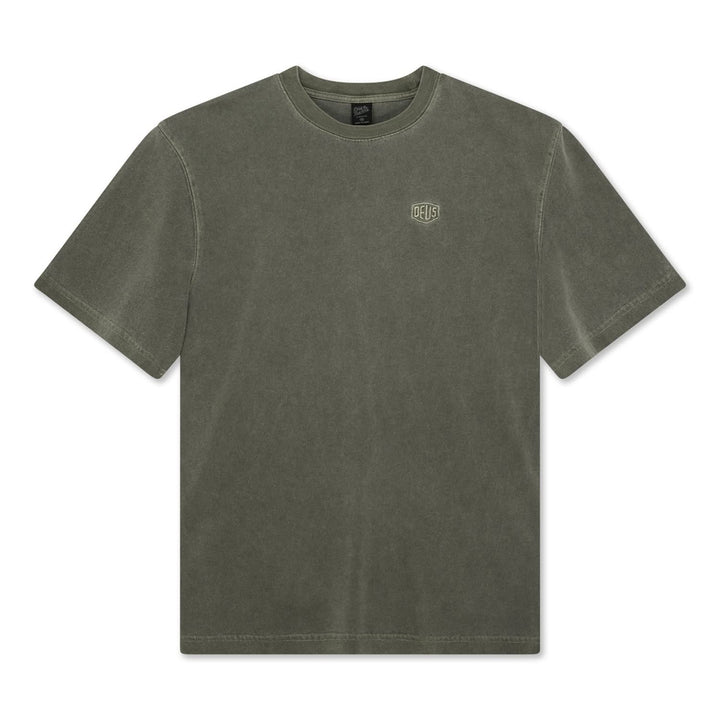 Deus Ex Machina Shield Garment Dyed T-Shirt Cypress Green