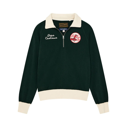 Deus Ex Machina Specter Zip Sweat Racing Green