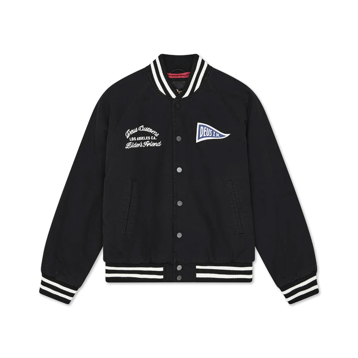 Deus Ex Machina Stadium Jacket Black