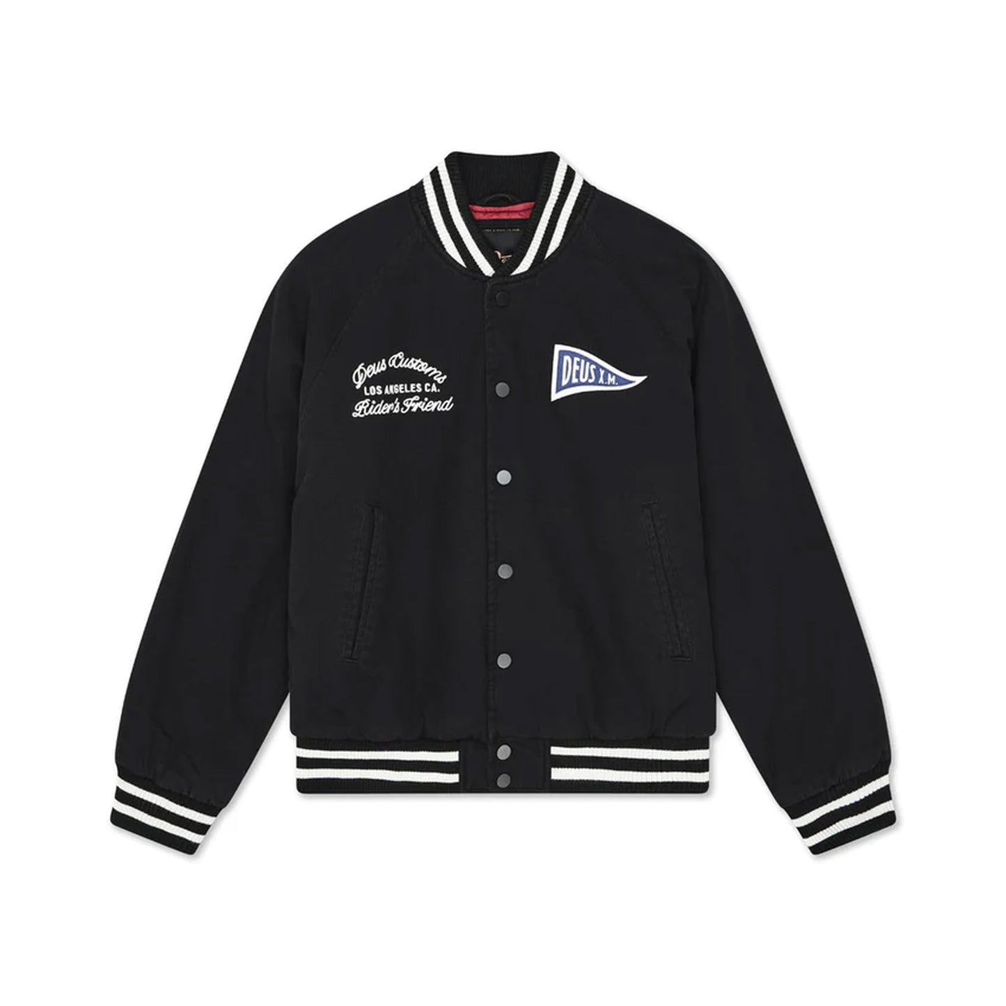 Deus Ex Machina Stadium Jacket Black