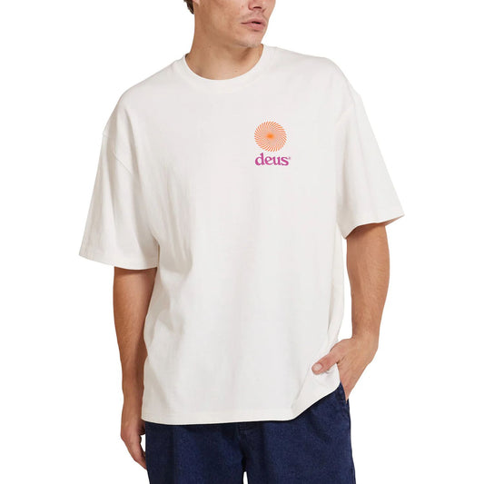 Deus Ex Machina Strata T-Shirt Vintage White
