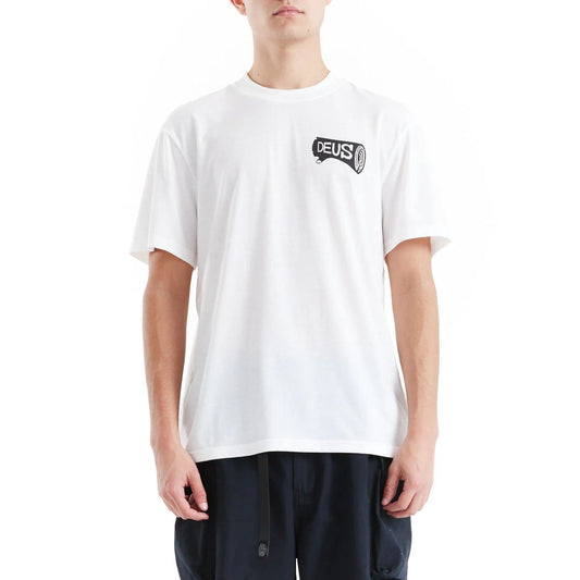 Deus Ex Machina The Log T-Shirt Vintage White