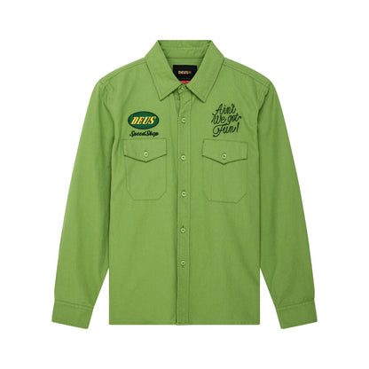 Deus Ex Machina Tin Lizzie Shirt Tendril Green
