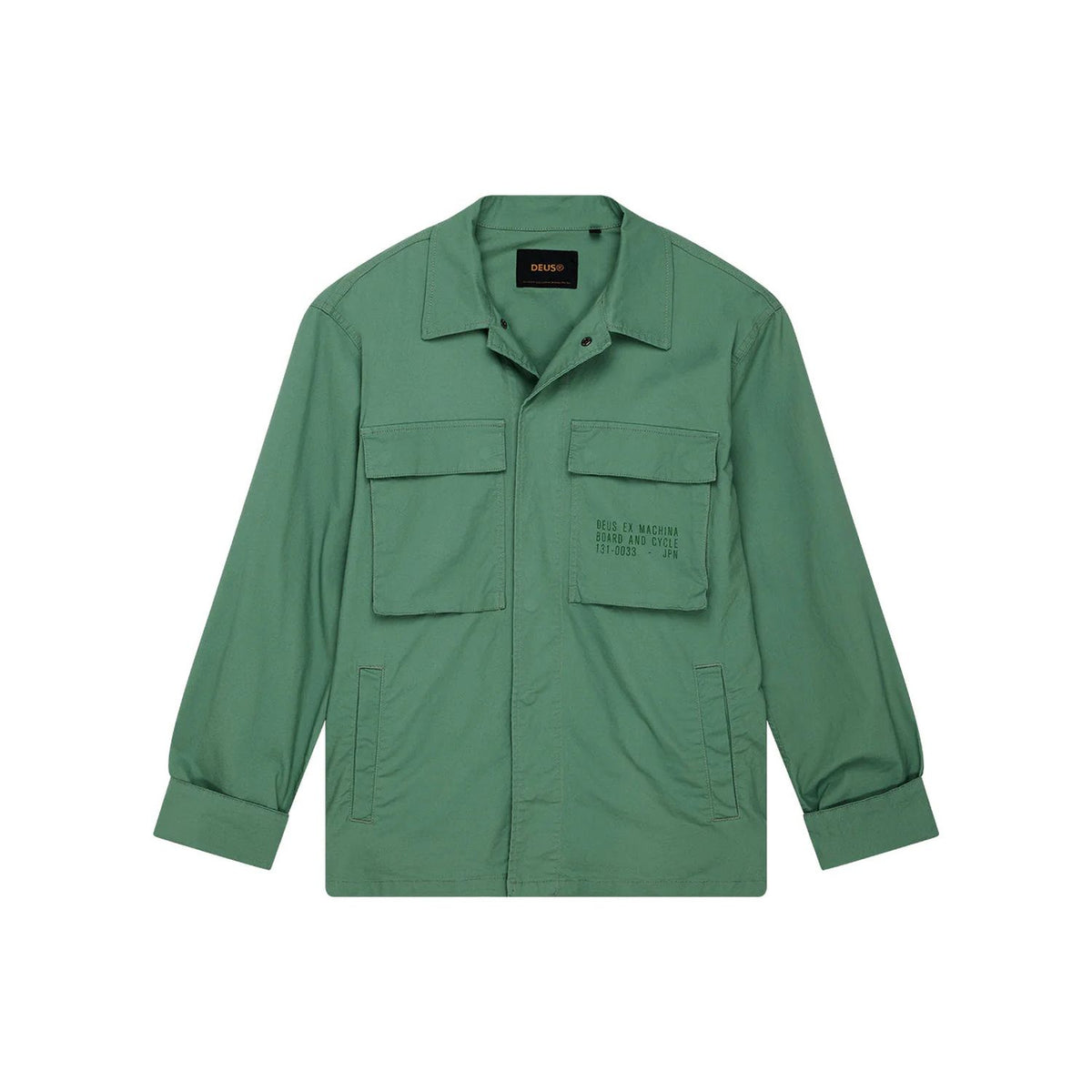 Deus Ex Machina Tommy Poplin Shirt Shale Green