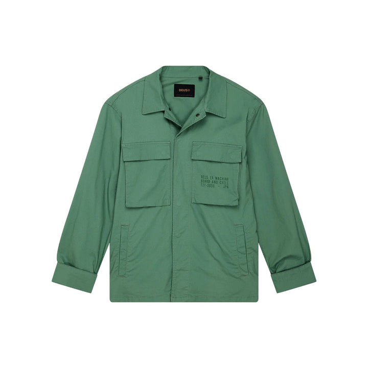 Deus Ex Machina Tommy Poplin Shirt Shale Green