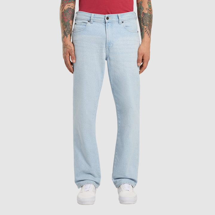 Dickies 954 Relaxed Straight Work Jeans Fog Blue