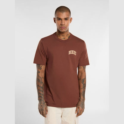 Dickies Aitkin Chest Logo T-Shirt Cappuccino