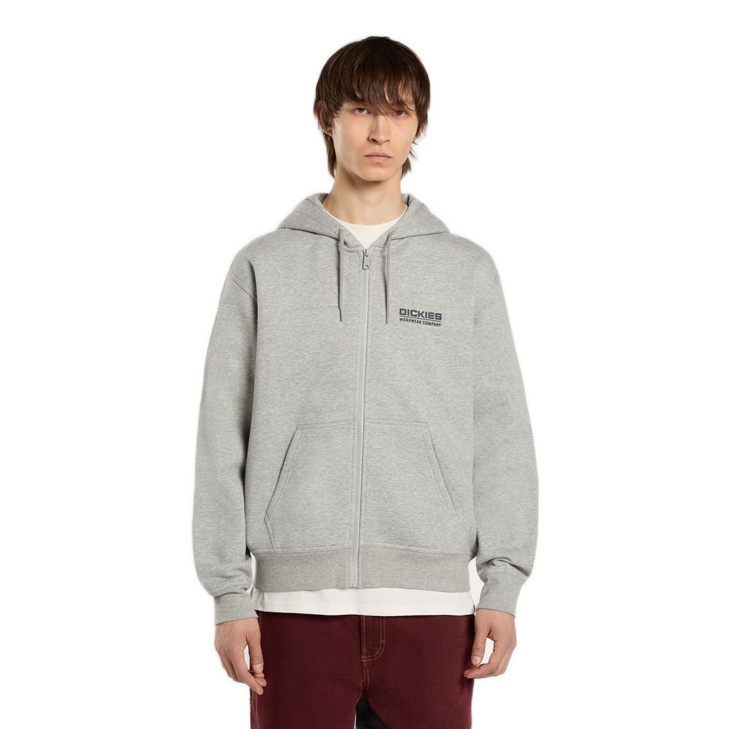 Dickies Bolivar Full-Zip Hoodie Grey Melange