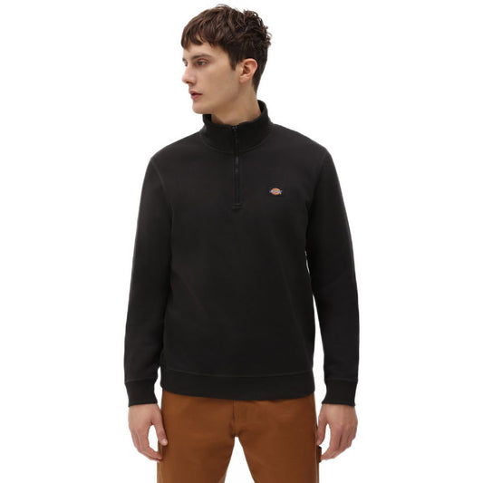 Dickies Oakport Quarter Zip Sweatshirt Black