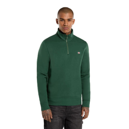 Dickies Oakport Quarter Zip Sweatshirt Pine