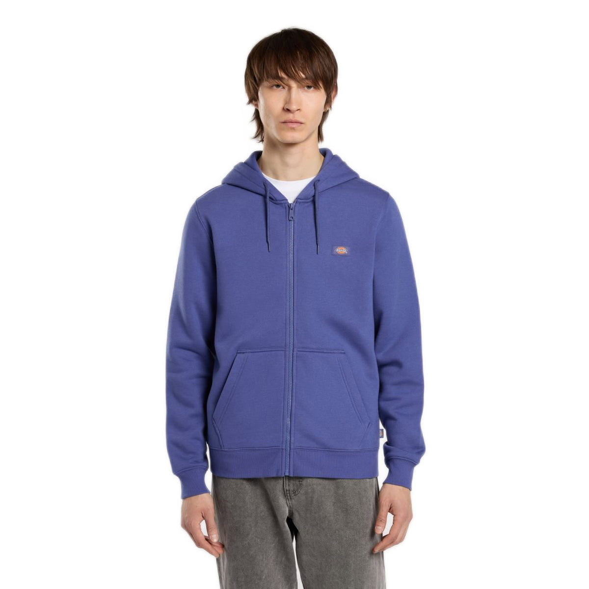 Dickies Oakport Zip Hoodie Blue