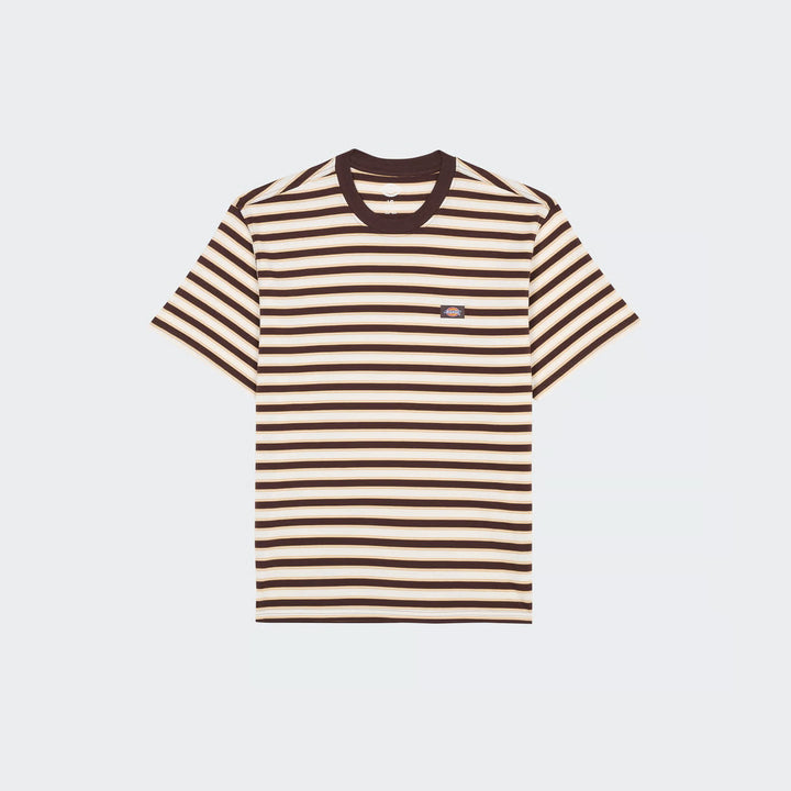 Dickies Stripe T-Shirt Chocolate
