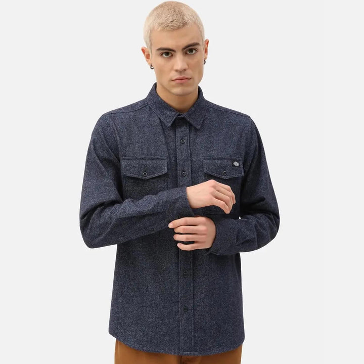Dickies Woodmere Shirt Dark Blue M