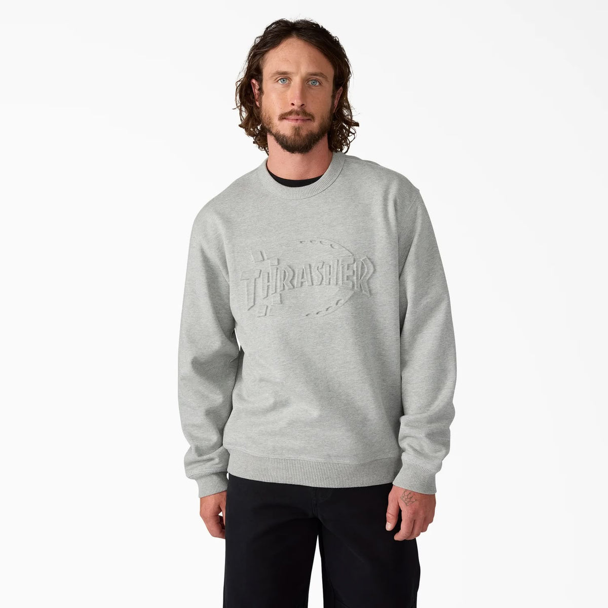 Dickies X Thrasher Sweatshirt Grey Melange