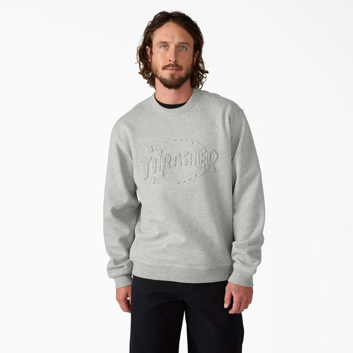 Dickies X Thrasher Sweatshirt Grey Melange