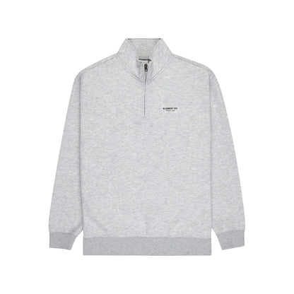 Element Co Quarter Zip Sweatshirt Mid Grey Heather
